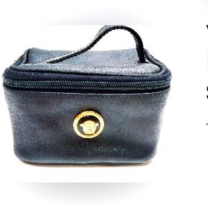 VERSACE Vanity Bag  Black Leather NWT